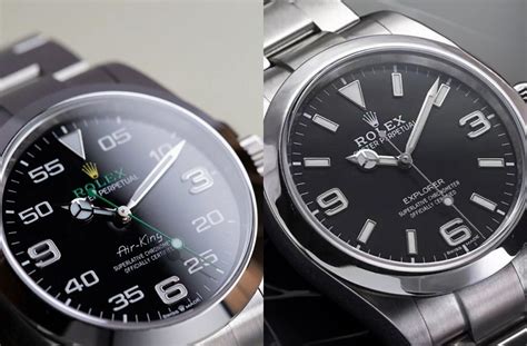 rolex air king vs omega seamaster|Thoughts/comparison Rolex Air.